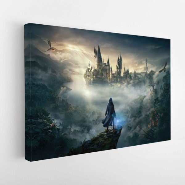 hogwarts legacy stretched canvas