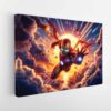 iron man stretched canvas