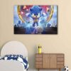 1 panel Super Sonic canvas art