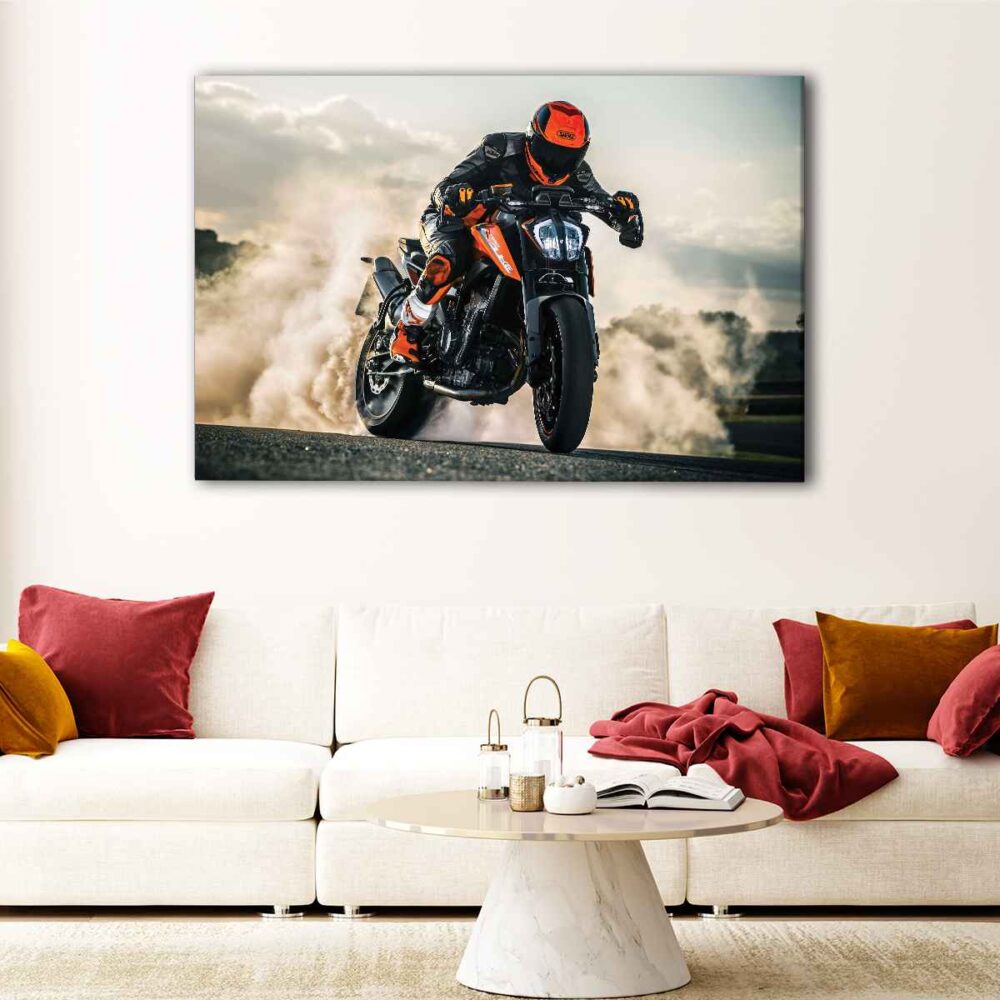 1 panel ktm duke drift canvas art