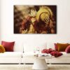 1 panel monkey d luffy canvas art