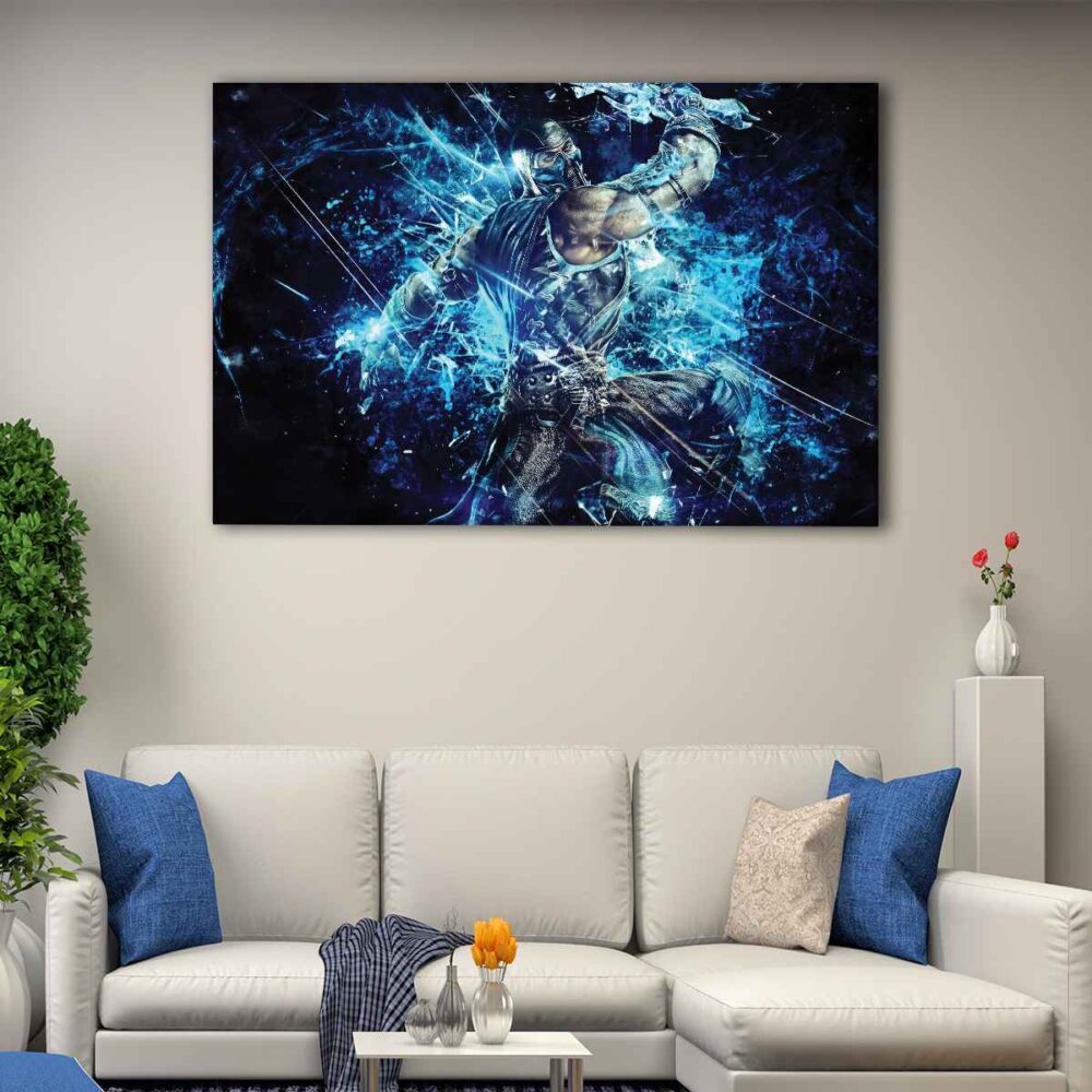 1 panel sub zero fury canvas art