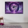 3 panels eye of horus canvas art