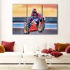 3 panels furious honda cbr canvas art