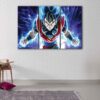 3 panels goku canvas art