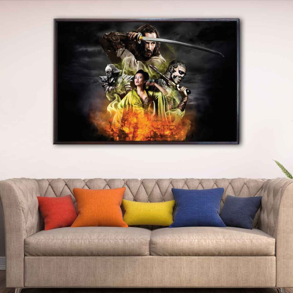 47 ronin floating frame canvas