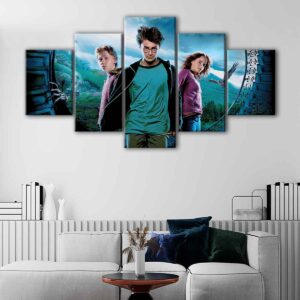 5 panels harry potter canvas art