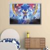 Super Sonic floating frame canvas