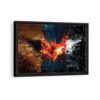 batman begins framed canvas black frame