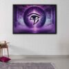 eye of horus floating frame canvas