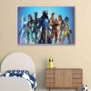 fortnite heroes floating frame canvas