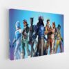 fortnite heroes stretched canvas