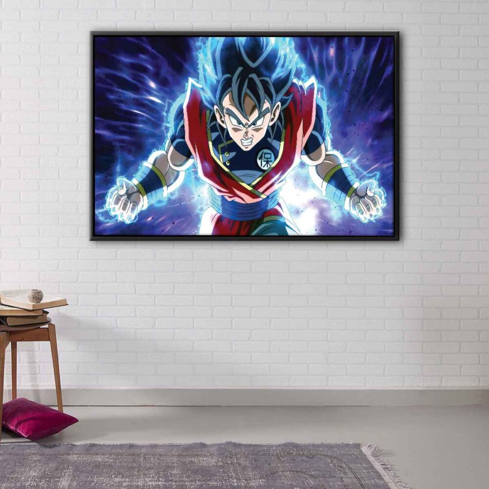 goku floating frame canvas