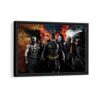 gotham's most wanted framed canvas black frame