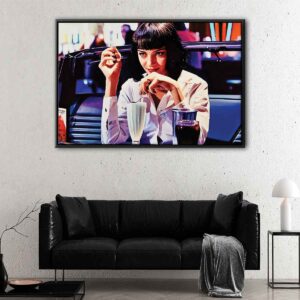 mia wallace floating frame canvas