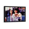 mia wallace framed canvas black frame