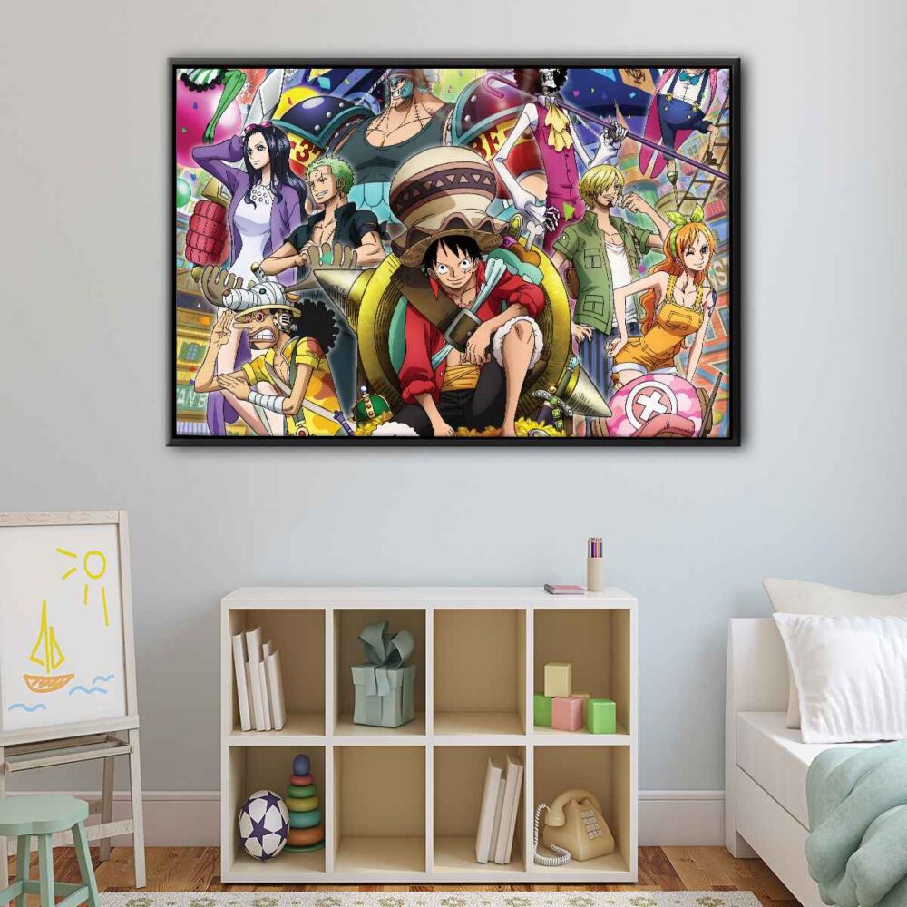 one piece floating frame canvas