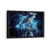 sub zero fury framed canvas black frame